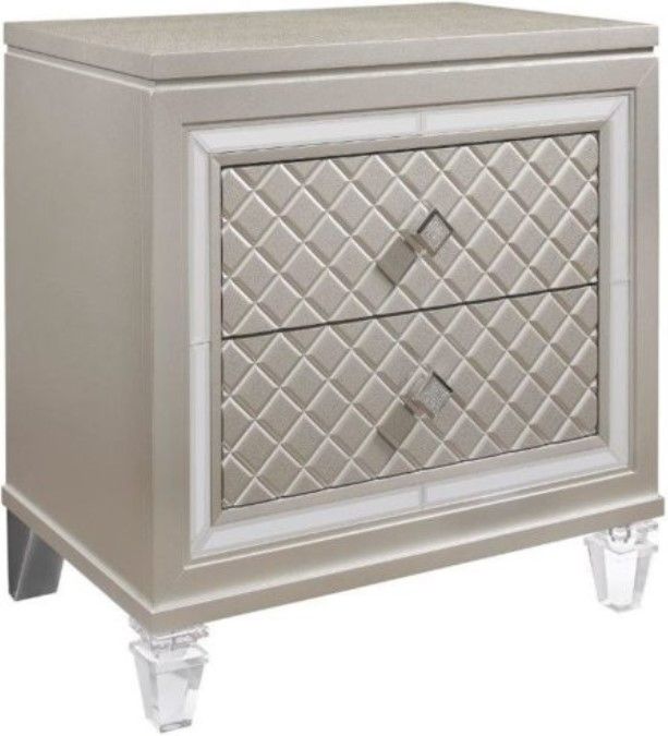 Global Furniture USA Paris Champagne Nightstand-0