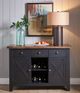 A-America® Stormy Ridge Dining Chicory/Slate Black Server-1