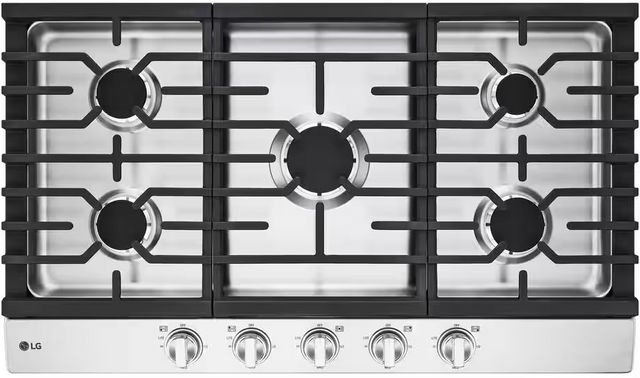 LG 36" Stainless Steel Gas Cooktop