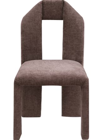 Meridian Furniture Bennett Brown Chenille Dining Chair-1