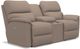 La-Z-Boy® Brooks Cashmere Power Reclining Loveseat with Headrest and Console-1