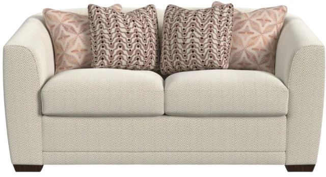 Flexsteel® Customizable Jewel Fabric Loveseat-2