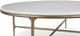 Bassett® Furniture Keswick Bronze/White Round Cocktail Table-4