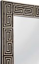 Bassett Mirror Newton Black/Bone Floor Mirror-2