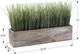 Monarch Specialties Inc. 12" Indoor Grass Artificial Plant in 5" Wood Box-2