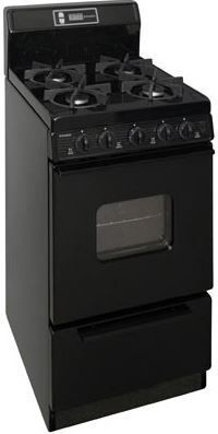 Premier 20" Black Freestanding Range