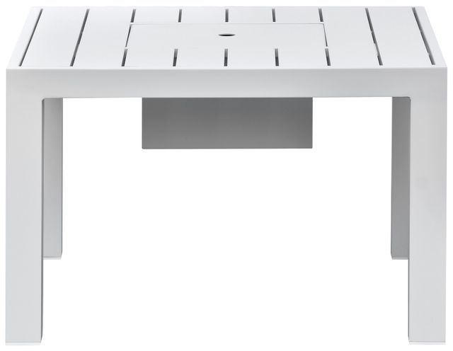 Intercon Nash 7-Piece Buff Aluminum/Fabric Outdoor Sectional Set-3