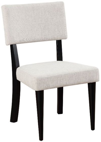 Steve Silver Co. Colvin Black/Vanilla Dining Side Chair-0