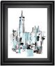 Classy Living Ethan Harper Blue City II 22" Wall Art-0