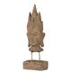 A & B Home Nickel Buddha Head-1