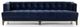 Magnolia Home by Joanna Gaines Elsie Sapphire Navy Velvet Sofa-1