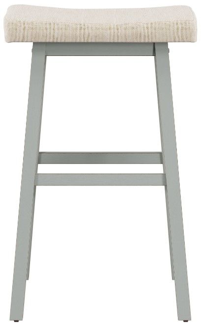 HH2 Home Moreno Antique Blue/Light Beige Bar Stool-1