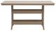 Signature Design by Ashley® Seacliff Beach Medium Brown Aluminum/Plastic Outdoor Rectangular Counter Table-2