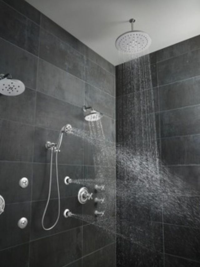 Brizo Rook® Polished Chrome Handshower with H2OKinetic Tech-2