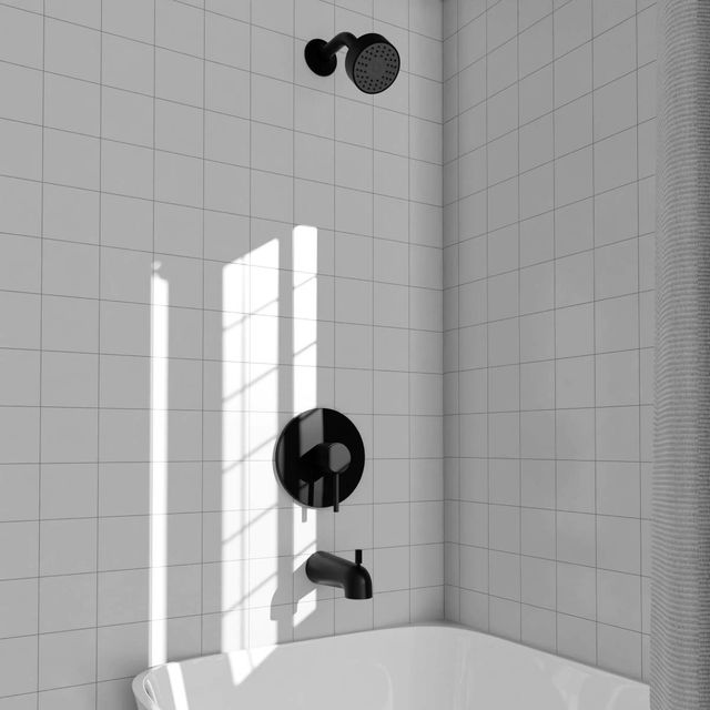 ZLINE Palisades Matte Black Elegant Shower System-2