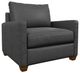 La-Z-Boy® Wilmette Navy Leather Chair and a Half-0