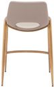Zuo® Modern Desi Beige/Gold Counter Stool-3
