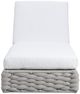 Bernhardt Salinas Bernhardt Exteriors Gray/White Fabric Outdoor Chaise-1