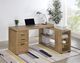 Coaster® Yvette Mango L-Shape Computer Desk-1