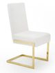 VIG Furniture Modrest Batavia 2-Piece Gold/White Dining Chair Set-0