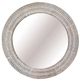 A & B Home Simbu Whitewash Round Accent Mirror-0