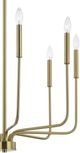 Forty West Liv Gold 8-Light Chandelier-3