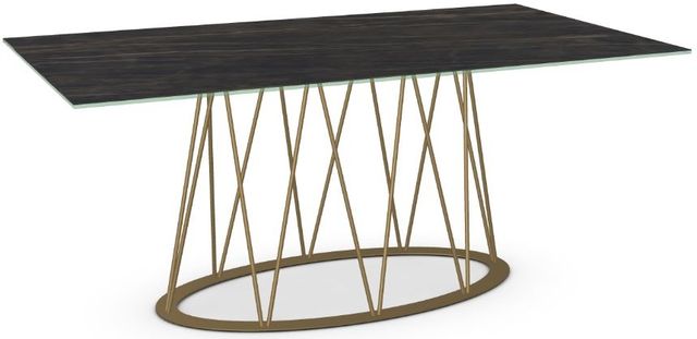 Amisco Customizable Calypso Black Italian Porcelain Rectangular Dining Table-3