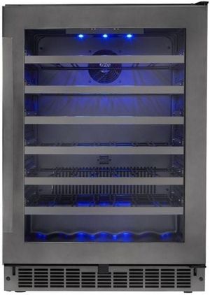 Silhouette Select Sydney Black Stainless Steel Wine Cooler