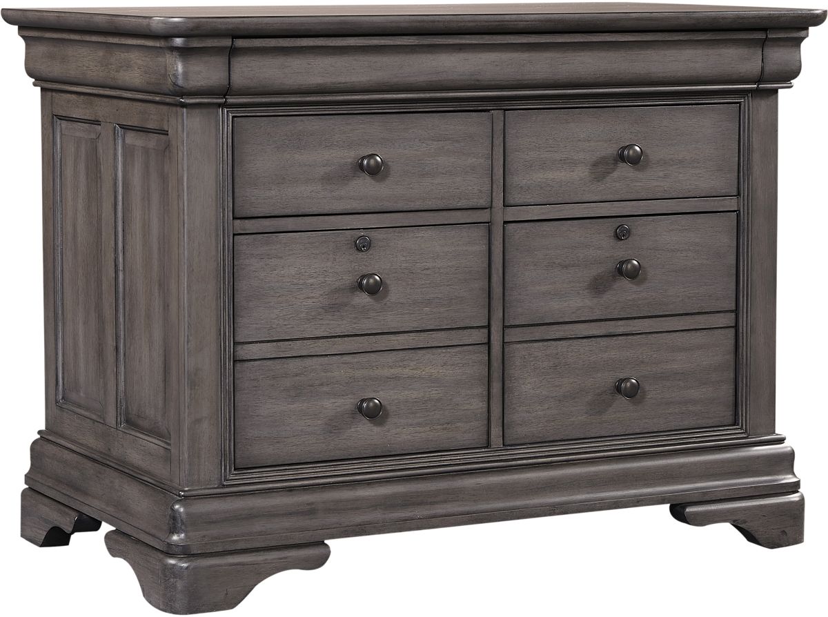 aspenhome® Sinclair Ash Grey Combo File | Total Home | Oakes, ND