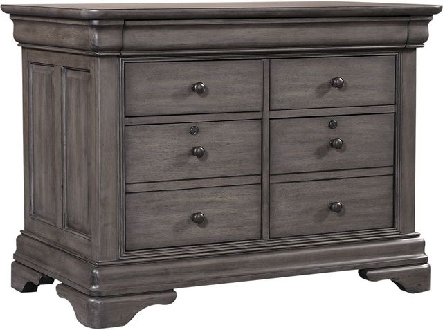 aspenhome® Sinclair Ash Gray Combo File Cabinet-0