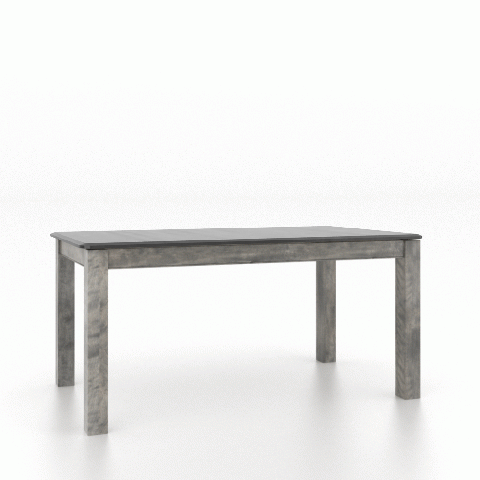 Canadel Customizable Gourmet 62" VD Square Leg Dining Table-2