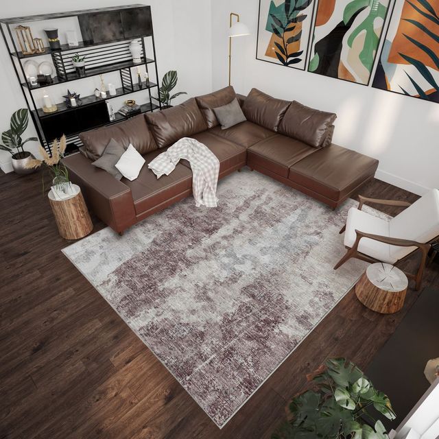 Dalyn™ Rug Company Camberly CM3 Merlot 5'x8' Area Rug-4