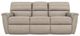 La-Z-Boy® Ava Ivory Leather Power Reclining Sofa with Headrest-1