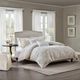 Olliix by Harbor House Taupe Suzanna Square Pillow-1