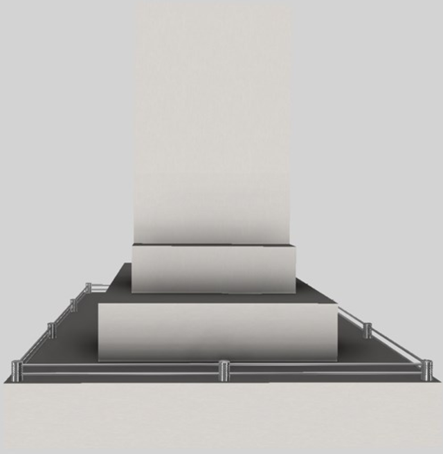 Vent-A-Hood® 42" Stainless Steel Contemporary Island Range Hood-1