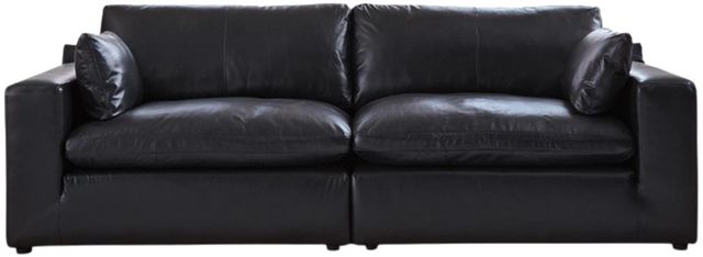 Signature Design by Ashley® Emilia 2-Piece Black Small Spaced Sectional-0