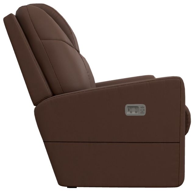 La-Z-Boy® Sparrow Chestnut Leather Power Wall Recliner with Headrest and Lumbar-2