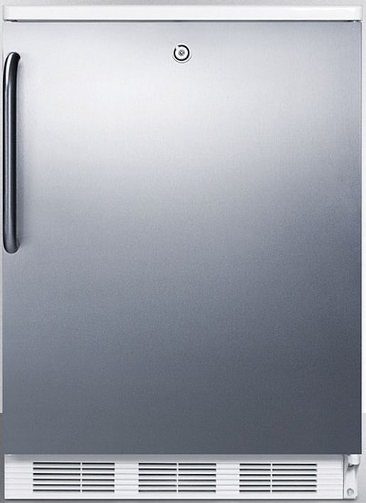 Accucold® by Summit® 5.1 Cu. Ft. Stainless Steel Under the Counter Refrigerator-0