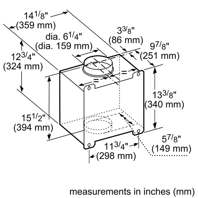 Bosch® 600 CFM Integral Blower-1