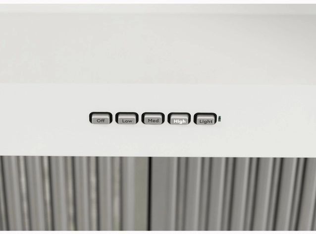 Café™ Commercial 36" Matte White Wall Mounted Range Hood-3