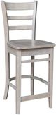 John Thomas Furniture® Dining Essentials Emily Taupe Gray Counter Stool-0