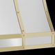 Zephyr Forte 36" x 12" Polished Gold Duct Cover Banding Kit-1