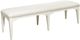 Riverside Furniture Myra Paperwhite Upholstered Dining Bench-0
