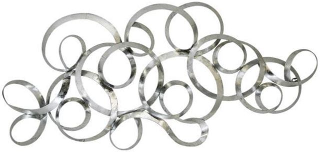 Classy Living Swishy Silver Wall Decor-0