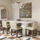 TOV Furniture Brut White Indoor/Outdoor Oval Dining Table-1