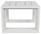 CabanaCoast® Customizable Belvedere Aluminum 24" Outdoor Square Side Table-1