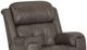 Franklin™ Corwin Dakota Gray Leather Manual Rocker Recliner-2