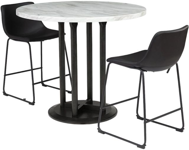 Signature Design by Ashley® Centiar 3-Piece Two-tone Counter Height Dining Set-0