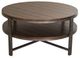 Liberty Breckinridge Mahogany Spice Round Cocktail Table-1