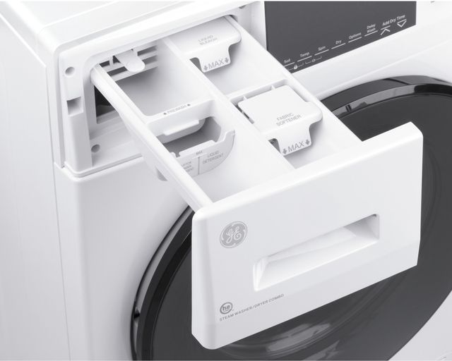 GE® 2.4 Cu. Ft. White on White Front Load Washer/Condenser Dryer Combo-2